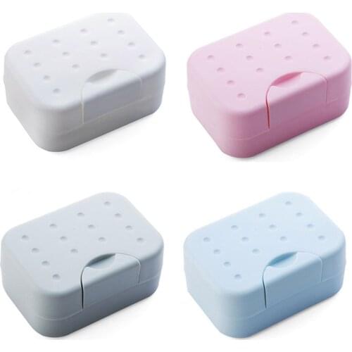 Portable Travel Soap Dish Box Waterproof Sealed Storage Boxes Household Bathroom Products Accessories For Home And Travelling