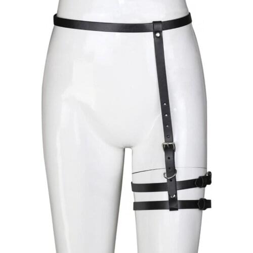 Leather Harness Women Thigh Straps Leg Garter Pastel Goth Jartiyer Sexy Wedding Garter Stocking Bondage Arnes Mujer Pole Dance