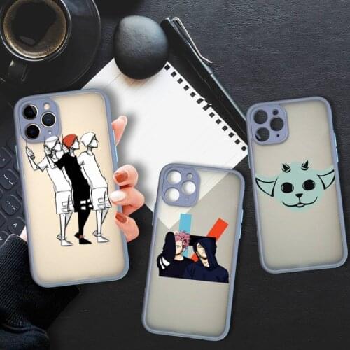 Twenty One Pilots 21 Music Phone Case Bumper Shockproof Trasparent For iPhone 11 12 Pro Max Mini XR X XS 7 8 Plus Gray Cover