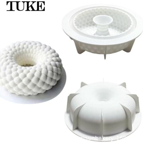 Donuts Shaped Silicone Mold Cake Mousse Mold Chocolate Jelly Molds Sugar Apple Shaped Dessert Baking Tray Cake Decorating Tool