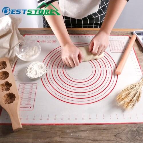 Silicone Baking Mats Sheet Pizza Dough Non-Stick Maker Holder Pastry Kitchen Gadgets Cooking Tools Utensils Bakeware Accessories