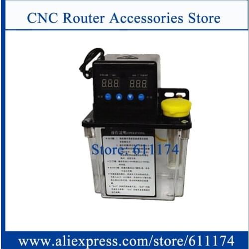 1.5L 1.5 Liters lubricant pump automatic lubricating oil pump cnc electromagnetic lubrication grease pump lubricator