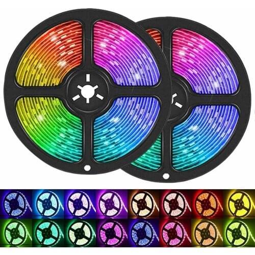 Led Strip Lights 32FT RGB Room Lights 5050 Led Tape Lights Color Changing APP