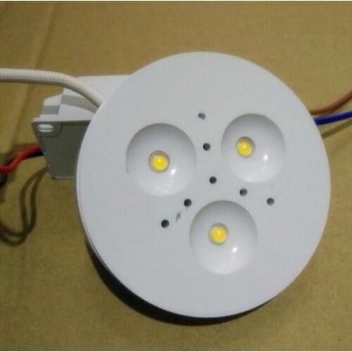 Led under cabinet puck lights 3w 4w led for cabinet black/white/silver shell dimmable led downlight