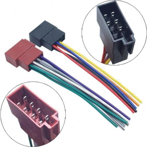 Universal Car Stereo Female ISO- Radio Plug Adapter Wiring Cable Stereo Harness