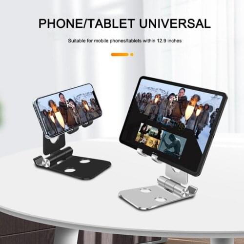 360 ° Rotatio Desktop Holder Tablet Stand Rotating And Folding Aluminum Alloy Holder Portable For Ipad 9.7 10.2 10.5 And Phone