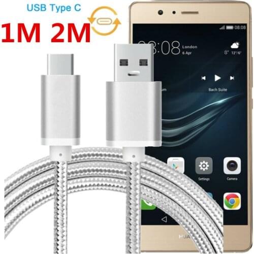 1M 2M Type C Cable For Huawei P30 Lite P30 Pro P20 lite P20Pro USB C Data Sync Long Charging Wire Mobile Phone Charger Cable