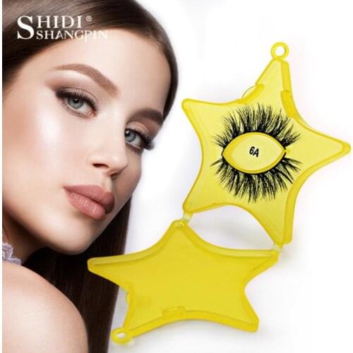 1 Pair 3D Natural False Eyelash Thick Coils Pure Manual Europe And The United States Warped Eyelash Multi-color Optional