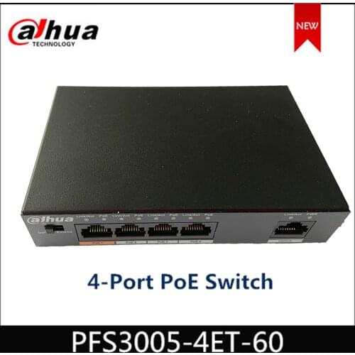 Dahua PFS3005-4ET-60 4-Port PoE Switch (Unmanaged)