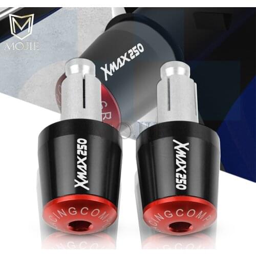 7/8" 22mm Motorcycle Handlebar Grips End Handle Bar Cap End Plug For YAMAHA XMAX X-MAX X MAX 250 XMAX250 X-MAX250