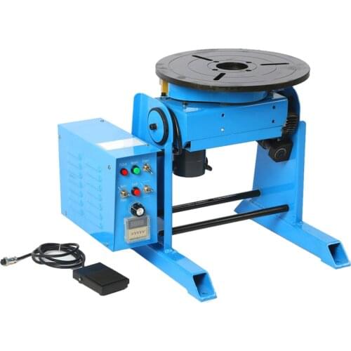 30KG Girth Automatic Welding Positioner Mini Welding Turntable Rotating Welding Tool For Pipe Or Circle Workpiece 110V/220V