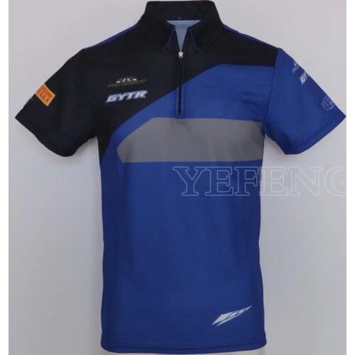 Quick Dry Short Sleeve For Yamaha Motocross Motorcycle MTB BMX Bike Riding Mens Polo Shirt Summer T-shirt