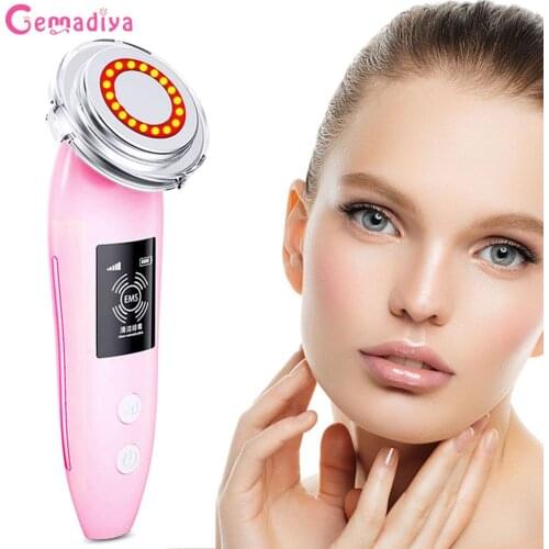 EMS RF Radio Mesotherapy Electroporation Lifting Beauty LED Photon Face Skin Rejuvenation Remover Wrinkle Radio Frequency