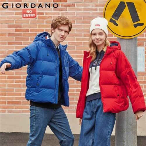 Мужские пуховики с капюшоном Giordano China At AliExpress
