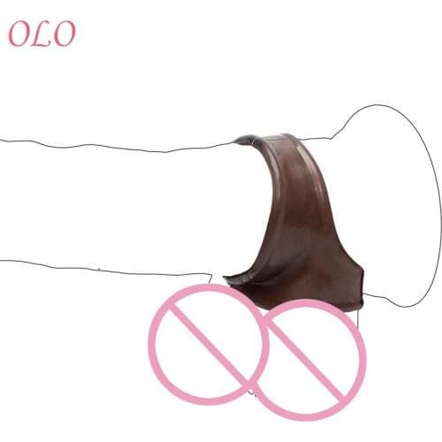 IKOKY Cock Ring Delay Ejaculation Penis Ring Cheap Things Chastity Cage Sex Toys for Men Male Scrotal Binding Ring