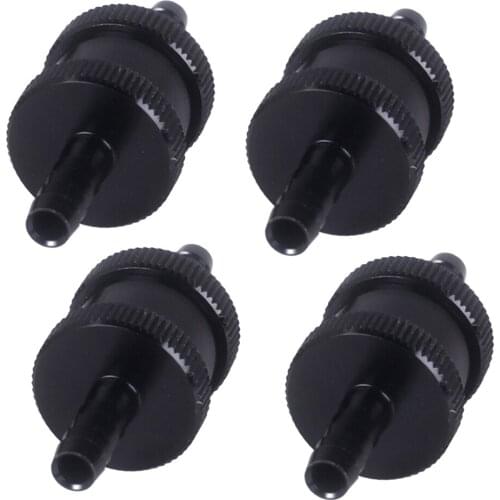 Fuel Cell Valve Aluminum Fuel Oil Line Check Valve Non Return One Way Check Valve Male Flare Inline Hose Fitting Adapters Black