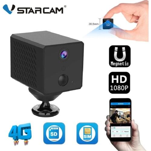 Vstarcam New 4G Battery Mini Camera 1080P IP Camera 2600mAh Battery Camera 2MP Camera IR Night Surveillance Security Cam CB72