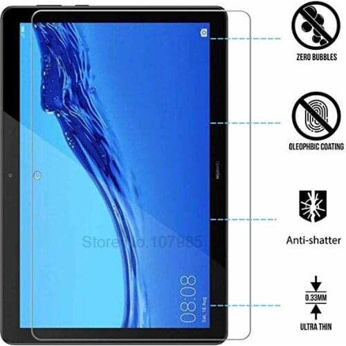 New 9H Glass tempered For HUAWEI MediaPad T5 10 Tempered Glass Screen Film For huawei Mediapad T5 10 inch Tablet Screen Film
