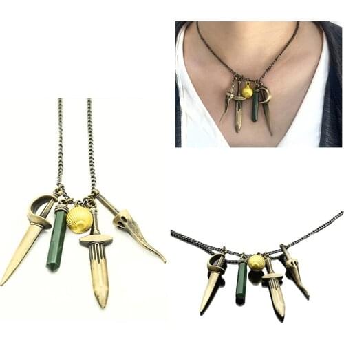 Game Cosplay Necklace Brooch Badge Bela Cassandra Daniela Dimitrescu Necklace Vampire Madam Lady Dimitrescu Pendant Halloween