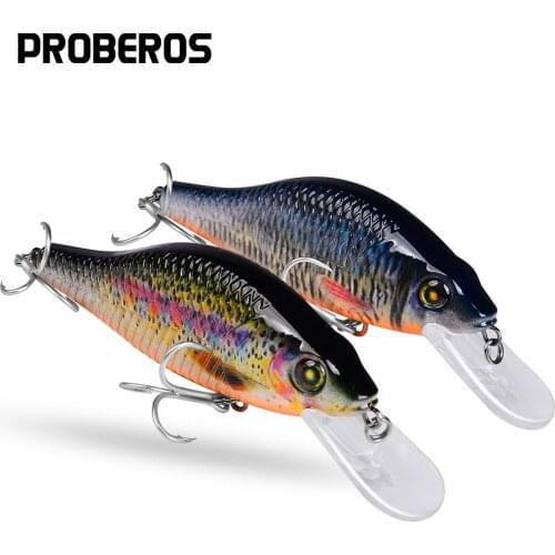PROBEROS Minnow Lures fishing tackle 6 colors Fishing bait 22g-0.78oz/11.2cm-4.4" Fishing Lures