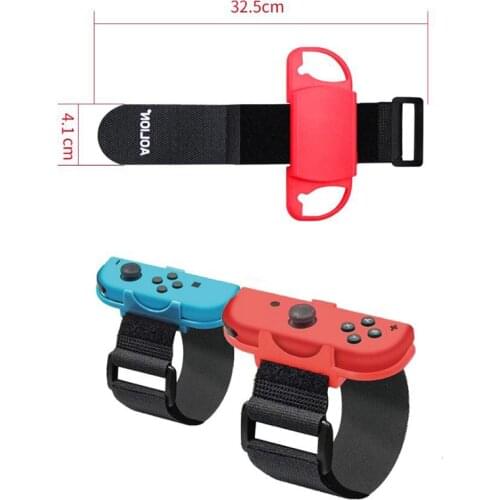 1 Pair Adjustable Game Bracelet Elastic Strap for Nintendo Switch Joy-Con Controller Wrist Dance Band Armband For Switch Dance