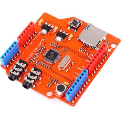 VS1053 VS1053B Stereo Audio MP3 Player Shield Record Decode Development Board Module With TF Card Slot for arduino DIY Kit