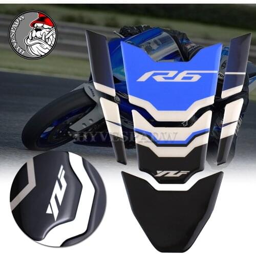 Motorcycle Tank Pad Protector Decal Stickers for Yamaha YZFR6 YZF-R6 YZF600 Tank Pad Decorative Protector