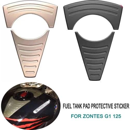 For Zontes G1 125 125-G1 Motorcycle Fuel Tank Pad Protective Stickers Decals Aluminum Aloy