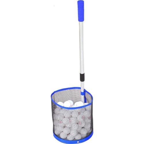 120Pcs Large Capacity Ping Pong Ball Picker Telescopic Table Tennis Ball Picker Aluminum Pole Table Tennis Picking Net Collecter