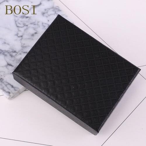 24 pcs dozen Square box Engagement Ring For Earrings Necklace jewelry box Display jewellery Gift Box Holder red white black new