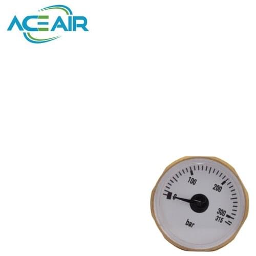 28MM ED Gauge white 315Bar High Pressure 1/8BSP M10*1 Thread