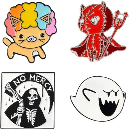 Anime Badges Pins Enamel Brooches For Clothes Women Pins Metal Avatar Brooch Cute Badges On Backpack Pin Decorative Accessories