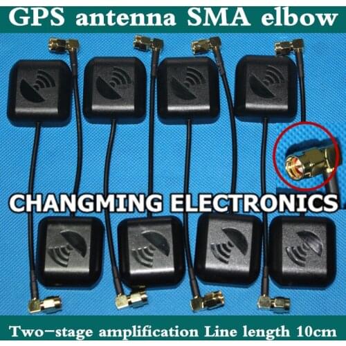 Car GPS antenna SMA elbow Navigation antenna High quality signal Line length10CM(working 100% Free Shipping)1PCS