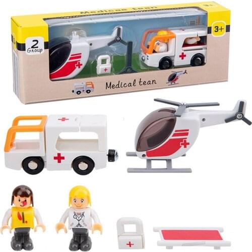 Childrens Engineering Car Toys Tanker Ambulance For Wooden Track Classic Model Vehicle Educational Toys For Boys Kids