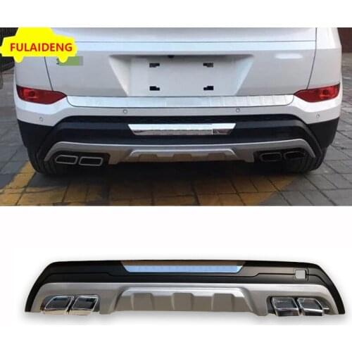 Rear Bumper Diffuser Lip Spoiler Guard Cover trim For Hyundai Tucson 2015-2018 Car Styling Accessories