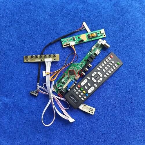 DIY kit 1400*1050 1CCFL Fit N150P2/N150P3/N150P5 USB VGA AV HDMI-compatible LCD panel controller board 30-Pin LVDS Signal Analog