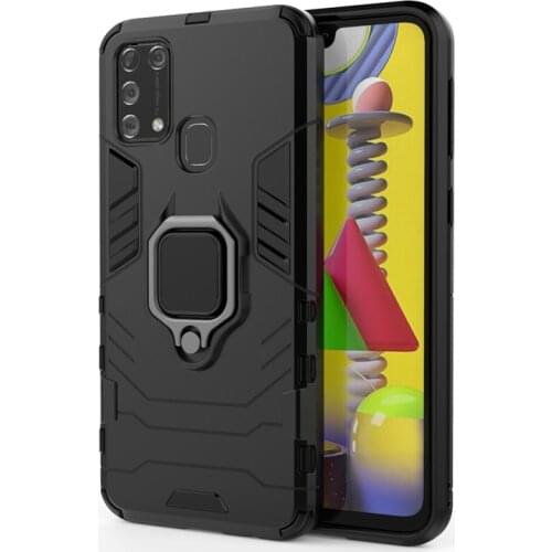 For Samsung Galaxy M31 Case Armor Magnetic Suction Stand Full Edge Cover For Samsung M31 Case Cover For Galaxy M31 M315F 6.4inch