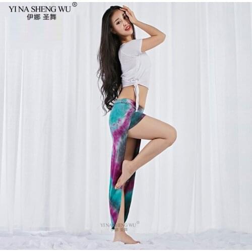 For Women Dance Costumes Ladies Skirt High Waist Short Fitted Dress Mini Skirt Tie-dyed Costume For Belly Dance Class Clothes