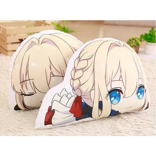 Anime Violet Evergarden Double-sided plush doll throw pillow Plush dolls toy gift