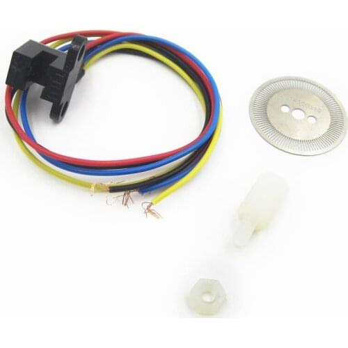 Photoelectric Speed Sensor Encoder Coded Disc code wheel Smart car diy electronics