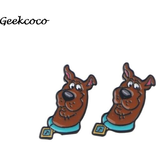 J1778 Cartoon Dog Animals Ear Stud Earrings Acrylic earrings Jewelry Gifts for Woman Friends girls jewelry