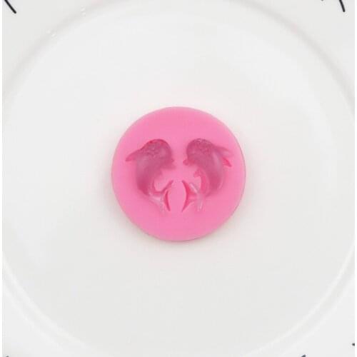 Small Whale Fondant Silicone Mold Decorative Aromatherapy DIY Baking XGY-243