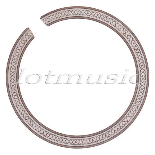 New Style Soundhole Rosette Inlay Maple Wood Acoustic Guitar Body Project