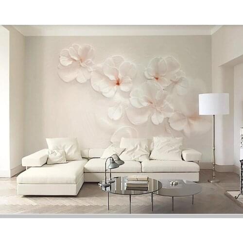 Papel de parede cherry blossom relief nordic flower 3d wallpaper,living room bedroom kitchen wall papers home decor mural