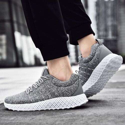 Casual informales shoe fashion 2020 shoes mens slip summer for comfortable sport black sapato sale mens knitting spring 39 Male