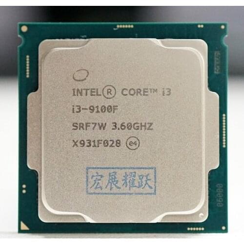 Intel Core i3-9100F SRF7W BO PC Computer Desktop Processor LGA1151 I3 9100F CPU