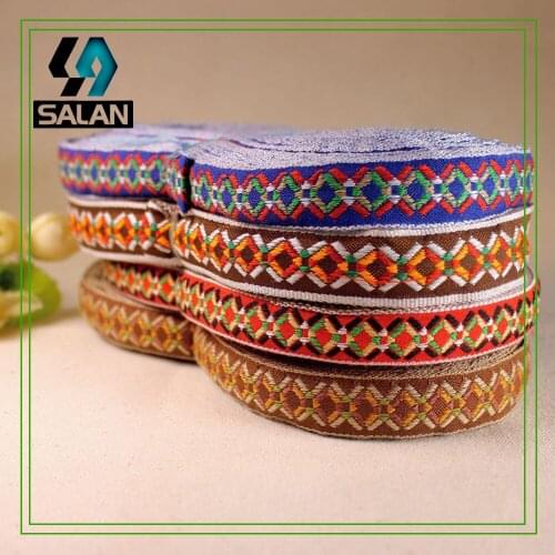 Retro national wind, geometric patterns,, ribbon, features clothing, baby clothing, high quality lace, handmade jewelry