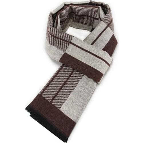 Luxury Brand Striped Scarf Unisex Female Male Best Quality Wool Cashmere Scarf Pashmina Tassels Women Men Wrap Shawl