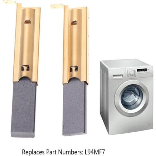 2Pcs/set Washing Machine Motor Carbon Inserts Brushes L94MF7 For Siemens 5x13.5