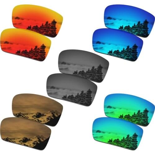 SmartVLT 5 Pairs Polarized Sunglasses Replacement Lenses for Oakley Crankshaft - 5 Colors